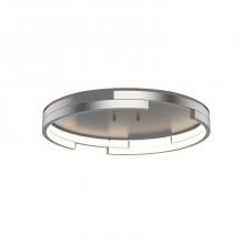 KUZCO Lighting FM52719-BN-UNV-010 - Anello Minor 19-in Brushed Nickel LED Flush Mount