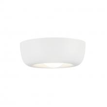 KUZCO Lighting FM68506-AW - Hayden 6-in Antique White LED Flush Mount