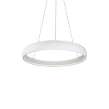 KUZCO Lighting PD22735-WH - Halo 35-in White LED Pendant