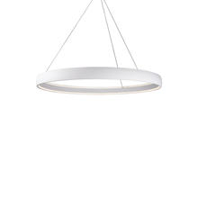 KUZCO Lighting PD22753-WH - Halo 53-in White LED Pendant