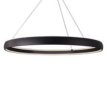 KUZCO Lighting PD22772-BK - Halo 72-in Black LED Pendant