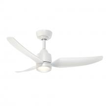 KUZCO Lighting CF72942-WH - Hugo 42-in White with Light Kit Ceiling Fan
