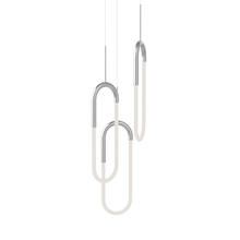 KUZCO Lighting MP95103-CH - Huron Chrome LED Multi Pendant
