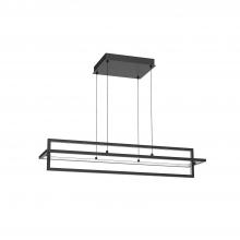 KUZCO Lighting LP16236-BK-UNV-010 - Mondrian 36-in Black LED Linear Pendant