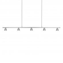 KUZCO Lighting LP19947-BN-UNV - Dune 47-in Brushed Nickel LED Linear Pendant