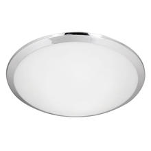 KUZCO Lighting FM1515-CH - Malta 15-in Chrome LED Flush Mount