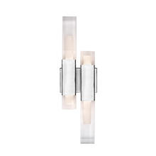 KUZCO Lighting WS53322-CH - Martelo 22-in Chrome LED Wall Sconce