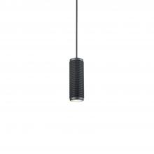 KUZCO Lighting 494603-BK - Micro 3-in Black 1 Light Pendant