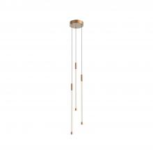 KUZCO Lighting MP75221-BG - Motif 21-in Brushed Gold LED Multi Pendant