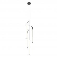 KUZCO Lighting PD74746-BK-UNV - Motif 46-in Black LED Pendant