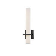 KUZCO Lighting WS84218-BK - Nepal 18-in Black LED Wall Sconce