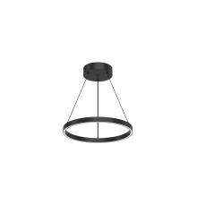 KUZCO Lighting PD87118-BK-UNV-010 - Cerchio 18-in Black LED Pendant