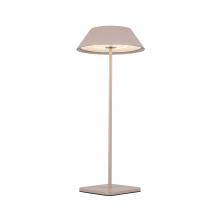 KUZCO Lighting TL66714-MN - Pela 6-in Moonstone Gray LED Table Lamp
