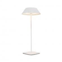 KUZCO Lighting TL66714-WH - Pela 6-in White LED Table Lamp