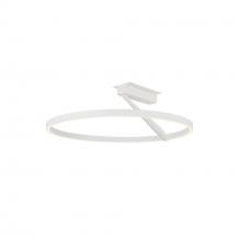 KUZCO Lighting SF27724-WH-3WCCT-UNV - Roda 23-in White LED Semi-Flush Mount