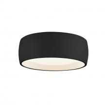KUZCO Lighting FM82106-BK - Savile 6-in Black LED Flush Mount