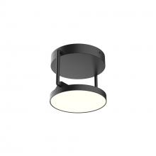 KUZCO Lighting SF72205-BK-UNV - Novel 5-in Black LED Semi Flush Mount