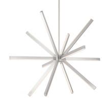 KUZCO Lighting CH14348-BN - Sirius 48-in Brushed Nickel LED Chandeliers