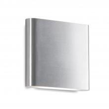 KUZCO Lighting AT6506-BN-UNV - Slate 6-in Brushed Nickel LED All terior Wall