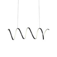 KUZCO Lighting LP93742-BK - Synergy 42-in Black LED Linear Pendant