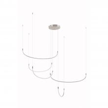 KUZCO Lighting MP89570-BN-UNV - Talis 70-in Brushed Nickel LED Multi Pendant