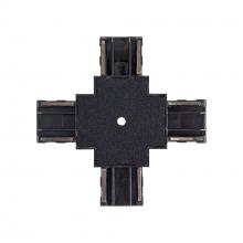 KUZCO Lighting TRC989134-BK - Trilo Track X-Connector Black Trilo Track Connector