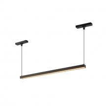 KUZCO Lighting TRL28122-BK-4K - Mira 22-in Black 4000K Trilo Track Linear Pendant