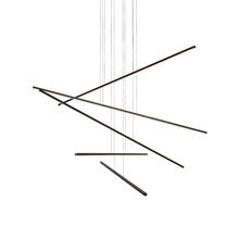KUZCO Lighting MP18205-BK - Vega Minor 5 Head Black LED Multi Pendant