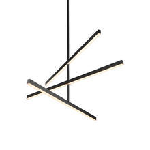 KUZCO Lighting CH10345-BK - Vega 45-in Black LED Chandeliers