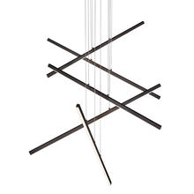 KUZCO Lighting MP10305-BK - Vega 5 Head Black LED Multi Pendant