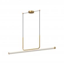 KUZCO Lighting LP73048-BG - Vesper 48-in Brushed Gold LED Linear Pendant