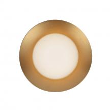 KUZCO Lighting WS77909-BG/OP - Cleo 9-in Brushed Gold/Opal Glass LED Wall Sconce