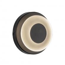 KUZCO Lighting WS97204-BK/FR - Stephord 4-in Black/Frosted Glass LED Wall Sconce