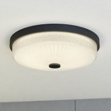 Vaxcel International C0324 - Preston 12.5-in W LED Flush Mount Matte Black
