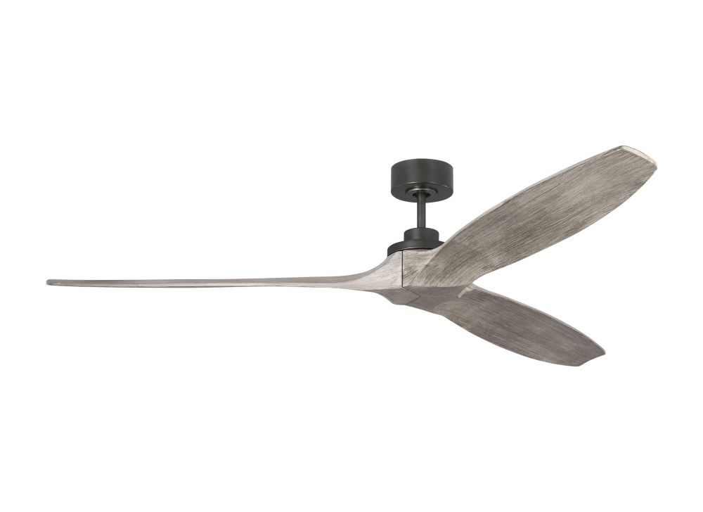 Collins Smart 70 Ceiling Fan in Aged Pewter with Light Grey Weathered Oak Blades