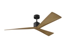 Monte Carlo Fans 3ADR60MBK - Adler 60 - Midnight Black w Natural Honey Blades