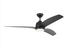 Monte Carlo Fans 3AVLCR60MBKD - Avila Coastal 60 LED - Midnight Black