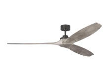 Monte Carlo Fans 3CLNSM70AGP - Collins Smart 70 Ceiling Fan in Aged Pewter with Light Grey Weathered Oak Blades