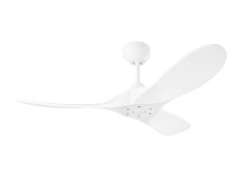 Monte Carlo Fans 3MAVSM44RZW - Maverick Smart 44 Ceiling Fan in Matte White with Mattewhite Blades