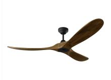 Monte Carlo Fans 3MAVSM60MBK - Maverick Smart 60 - Midnight Black w Dark Walnut Blades