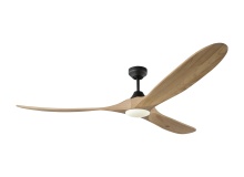 Monte Carlo Fans 3MAVSM70MBKNHD - Maverick Smart 70 LED - Midnight Black