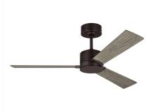 Monte Carlo Fans 3RZR44AGP - Rozzen 44" Indoor/Outdoor Aged Pewter Ceiling Fan with Handheld Remote Control and Reversible Mo