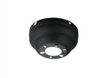 Monte Carlo Fans MC90BK - Flush Mount Canopy in Matte Black
