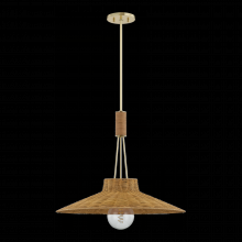 Mitzi by Hudson Valley Lighting H921701-AGB - LAUDINE PENDANT