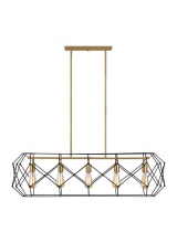 Generation - Designer 6634105-848 - Zarra Five Light Linear