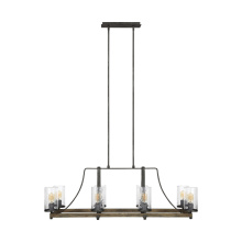 Generation - Designer F3136/8DWK/SGM - Angelo Linear Chandelier