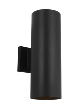 Generation - Designer SLO1152TXB - Outdoor Cylinders Medium Two Light Wall Lantern