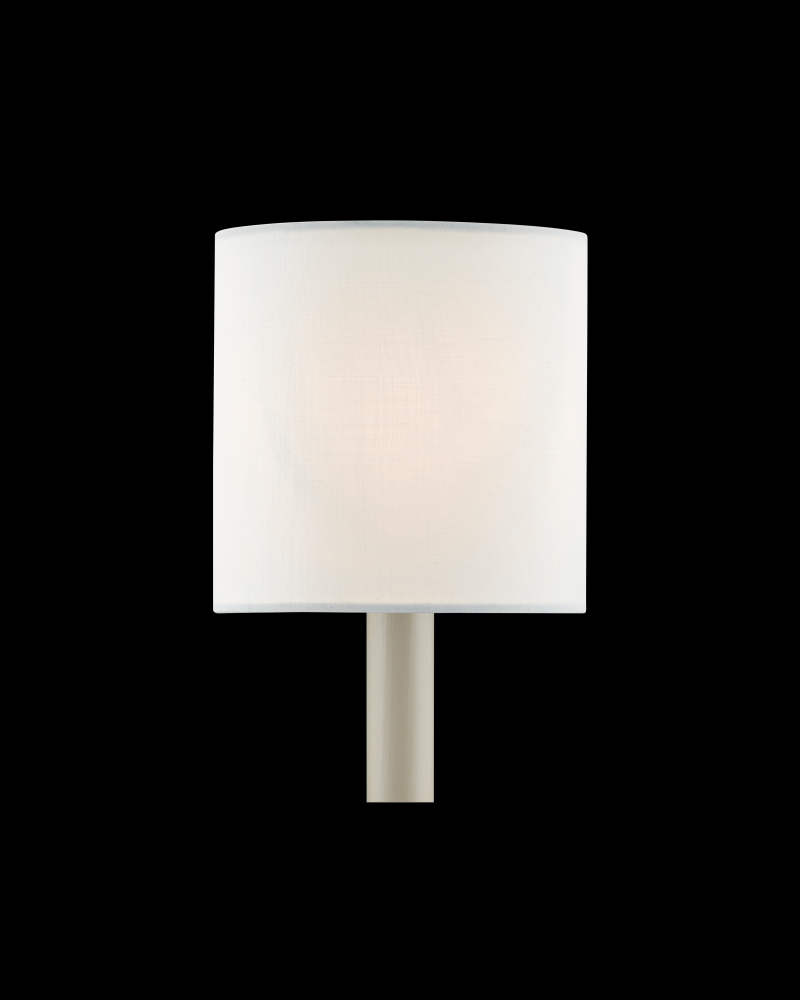 White Cotton Drum Chandelier Shade