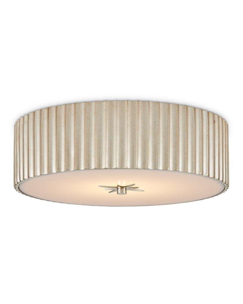 Caravel Silver Flush Mount