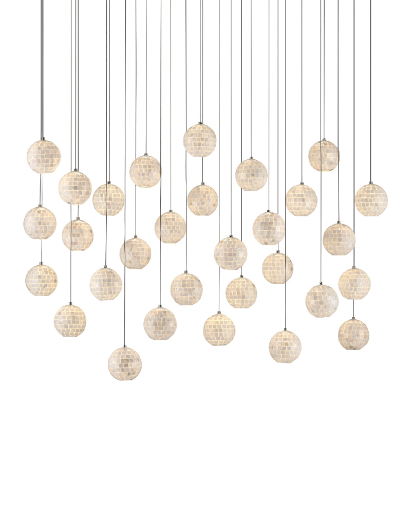 Finhorn 30-Light Linear Multi-Drop Pendant